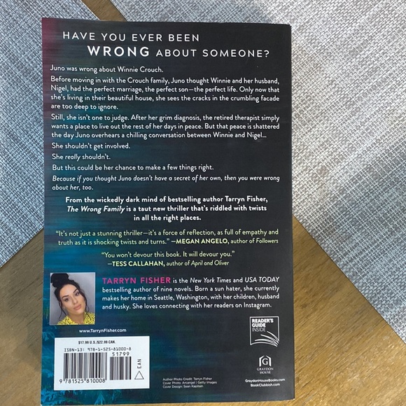 2/$15 - The Wrong Family - Tarryn Fisher - Picture 3 of 3